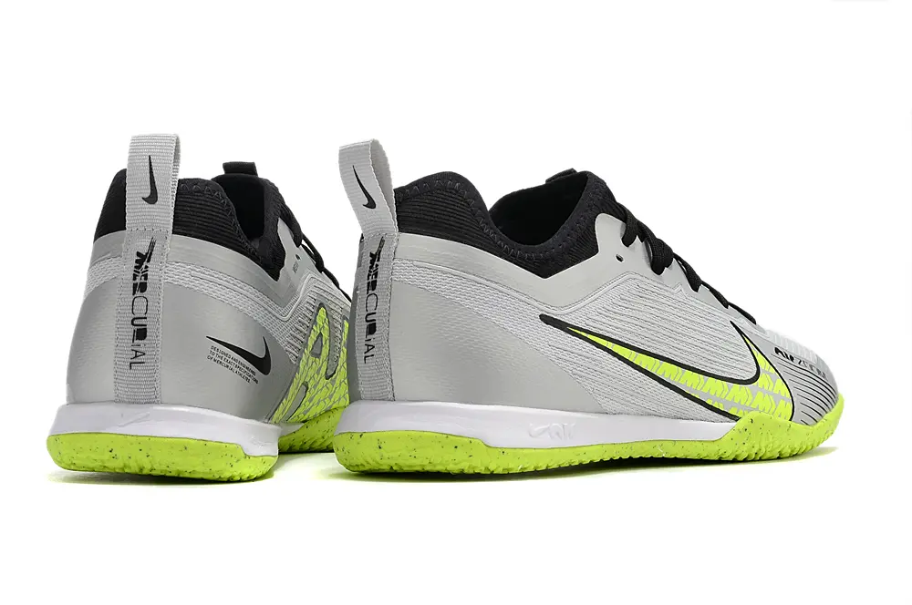 Nike Air Zoom Mercurial Vapor 15 Pro IC - Gray/Volt Green/Black