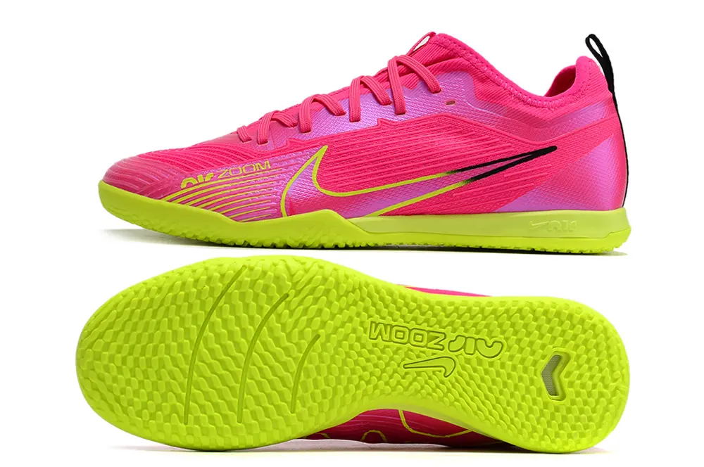 Nike Air Zoom Mercurial Vapor 15 Pro IC - Pink/Electric Green/Fuchsia Blast