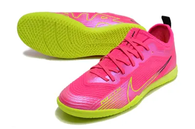 Nike Air Zoom Mercurial Vapor 15 Pro IC - Pink/Electric Green/Fuchsia Blast
