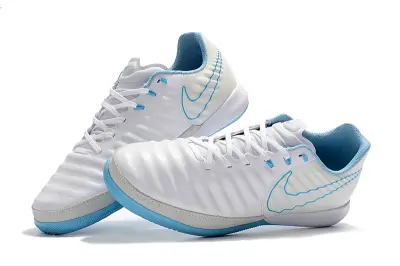 Nike TiempoX Finale IC - White/Sky Blue/Silver Grey