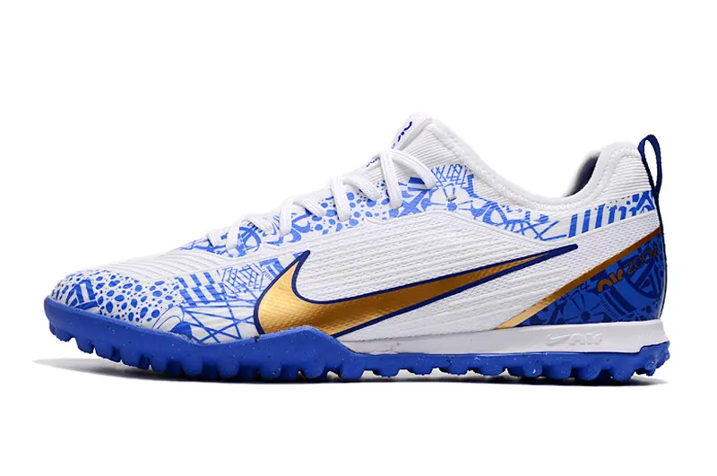 Nike Air Zoom Mercurial Vapor 15 Pro TF - White/Royal Blue/Metallic Gold