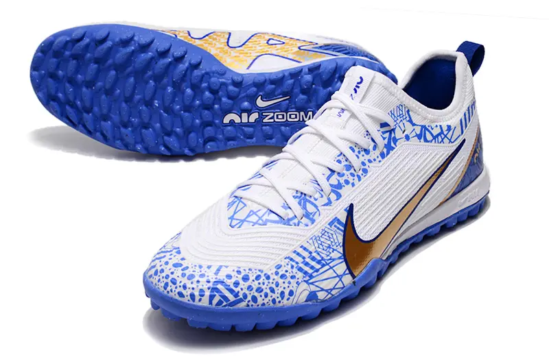 Nike Air Zoom Mercurial Vapor 15 Pro TF - White/Royal Blue/Metallic Gold