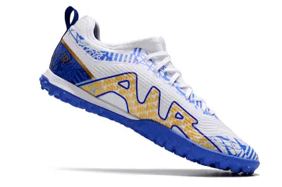 Nike Air Zoom Mercurial Vapor 15 Pro TF - White/Royal Blue/Metallic Gold