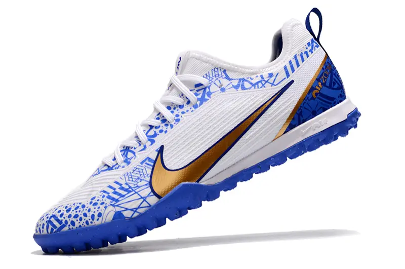Nike Air Zoom Mercurial Vapor 15 Pro TF - White/Royal Blue/Metallic Gold