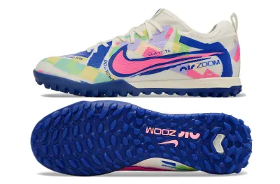 Nike Air Zoom Mercurial Vapor 15 Pro TF - White/Electric Blue/Pink Blast