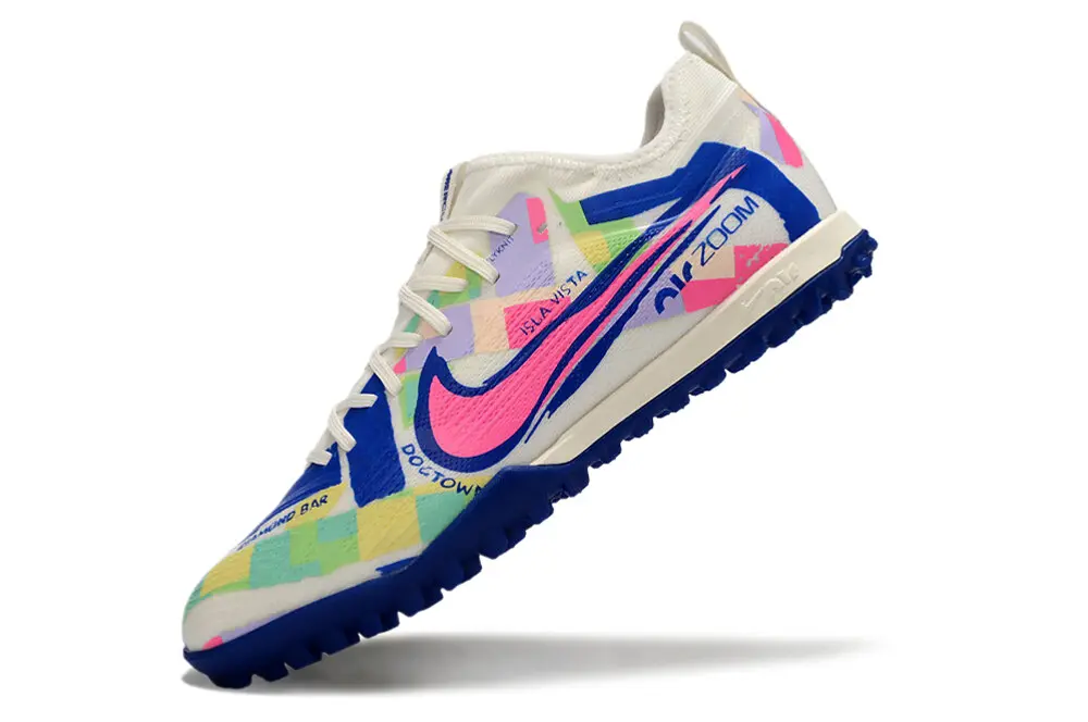 Nike Air Zoom Mercurial Vapor 15 Pro TF - White/Electric Blue/Pink Blast