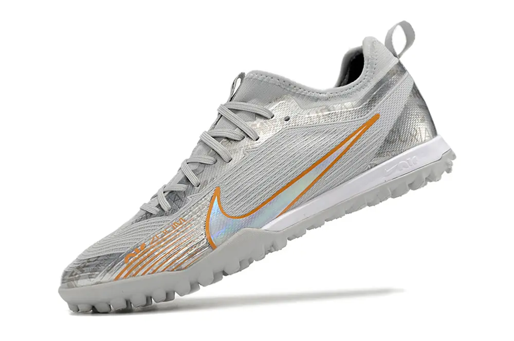 Nike Air Zoom Mercurial Vapor 15 Pro TF - Silver/Metallic Grey/Orange Blaze