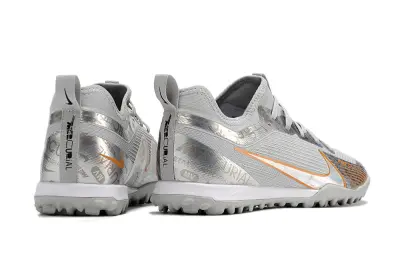 Nike Air Zoom Mercurial Vapor 15 Pro TF - Silver/Metallic Grey/Orange Blaze