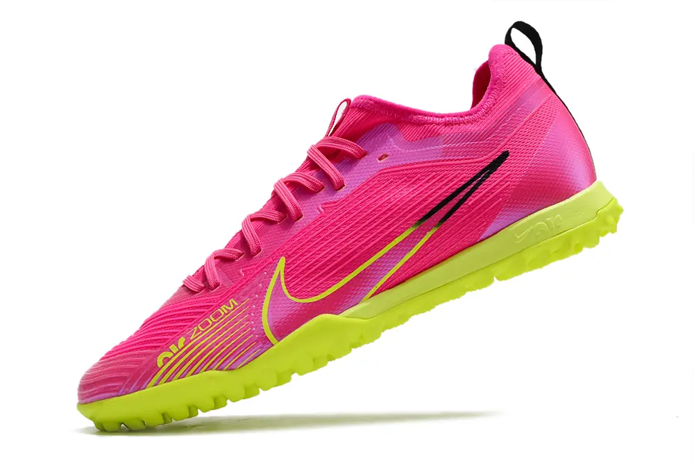 Nike Air Zoom Mercurial Vapor 15 Pro TF - Pink/Neon Green/Fuchsia Pink