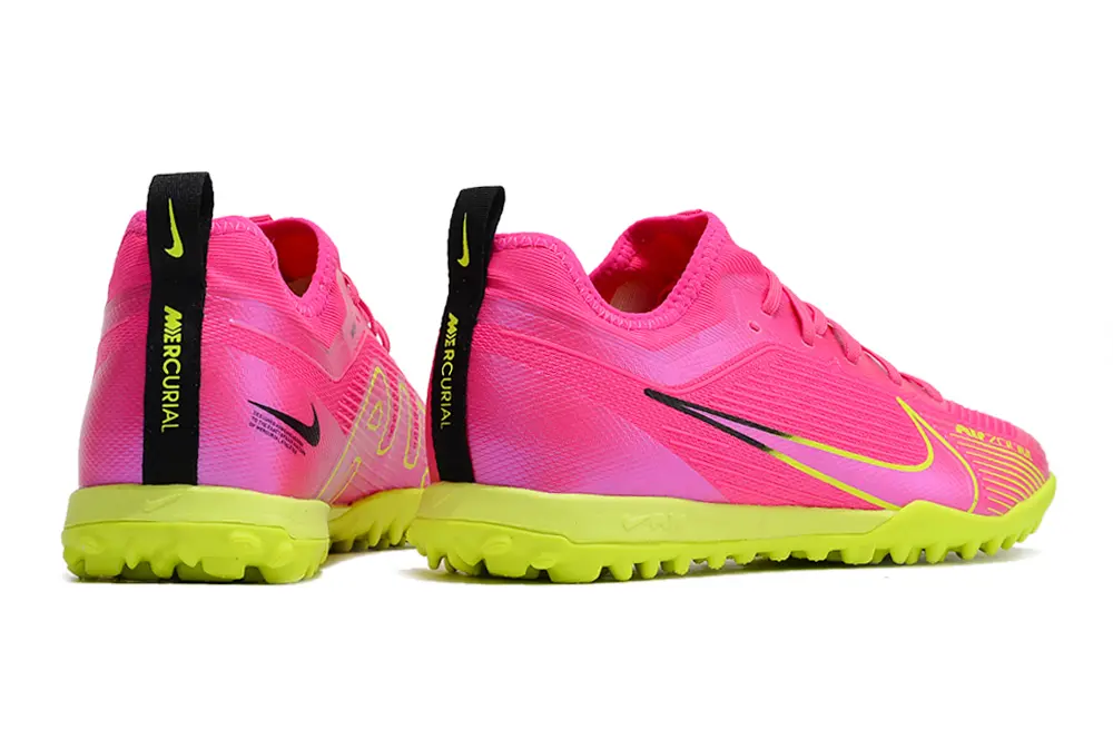 Nike Air Zoom Mercurial Vapor 15 Pro TF - Pink/Neon Green/Fuchsia Pink
