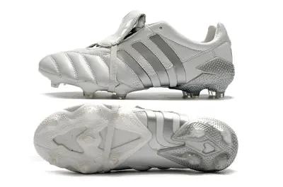 Adidas Predator Mania Foldover Tongue FG - White/Silver Touch/Classic White