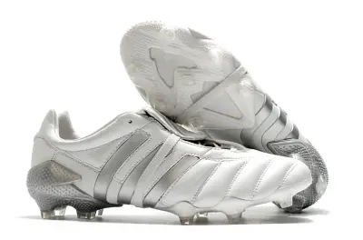 Adidas Predator Mania Foldover Tongue FG - White/Silver Touch/Classic White