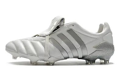 Adidas Predator Mania Foldover Tongue FG - White/Silver Touch/Classic White