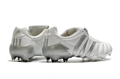 Adidas Predator Mania Foldover Tongue FG - White/Silver Touch/Classic White