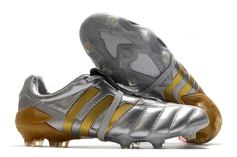 Adidas Predator Mania Foldover Tongue FG - Silver/Metallic Gold/Silver Gray