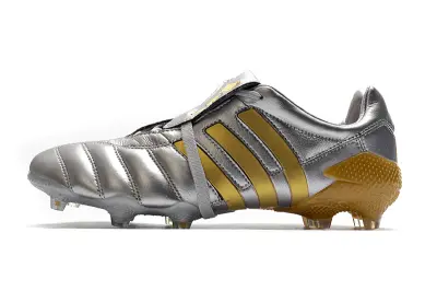 Adidas Predator Mania Foldover Tongue FG - Silver/Metallic Gold/Silver Gray
