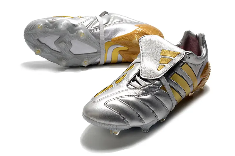 Adidas Predator Mania Foldover Tongue FG - Silver/Metallic Gold/Silver Gray