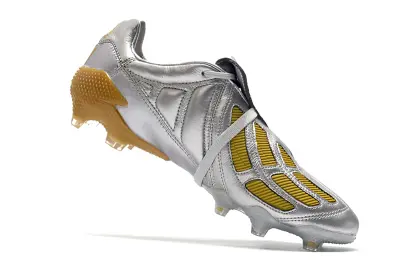 Adidas Predator Mania Foldover Tongue FG - Silver/Metallic Gold/Silver Gray