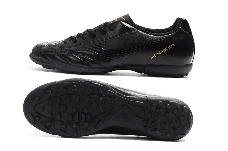 Mizuno Monarcida Classic TF - Black/Midnight Black/Gold Accents