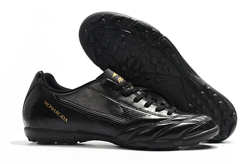 Mizuno Monarcida Classic TF - Black/Midnight Black/Gold Accents