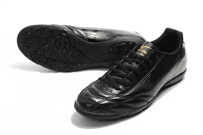 Mizuno Monarcida Classic TF - Black/Midnight Black/Gold Accents