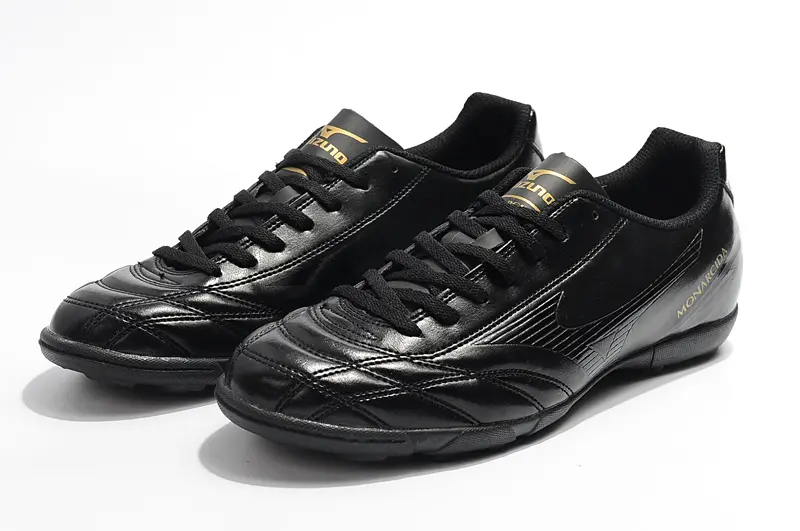 Mizuno Monarcida Classic TF - Black/Midnight Black/Gold Accents