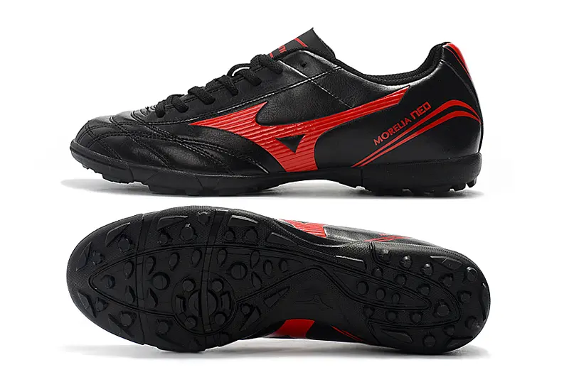 Mizuno Monarcida Classic TF - Black/Crimson Red/Charcoal Black