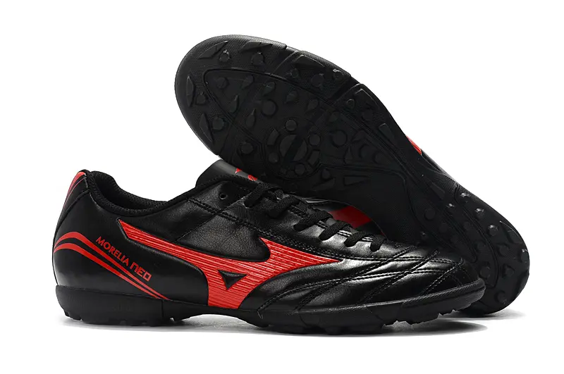 Mizuno Monarcida Classic TF - Black/Crimson Red/Charcoal Black