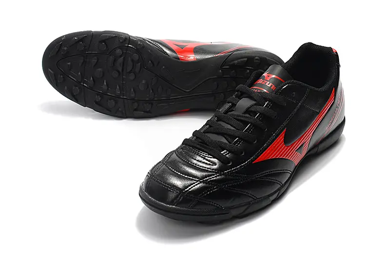 Mizuno Monarcida Classic TF - Black/Crimson Red/Charcoal Black