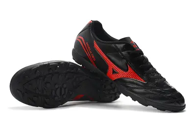 Mizuno Monarcida Classic TF - Black/Crimson Red/Charcoal Black
