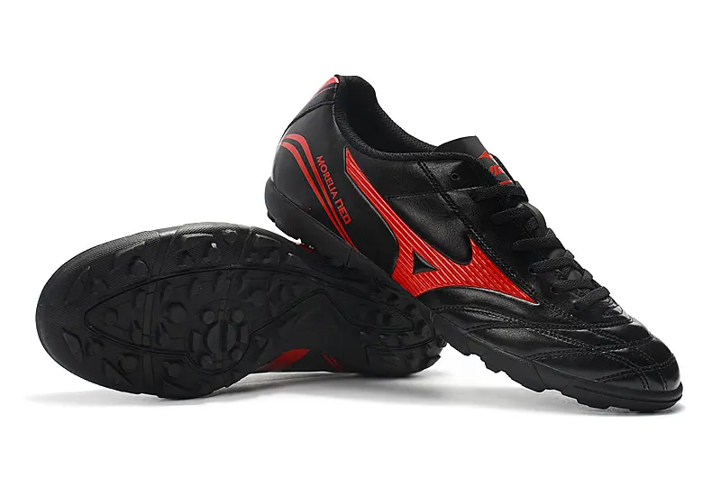 Mizuno Monarcida Classic TF - Black/Crimson Red/Charcoal Black