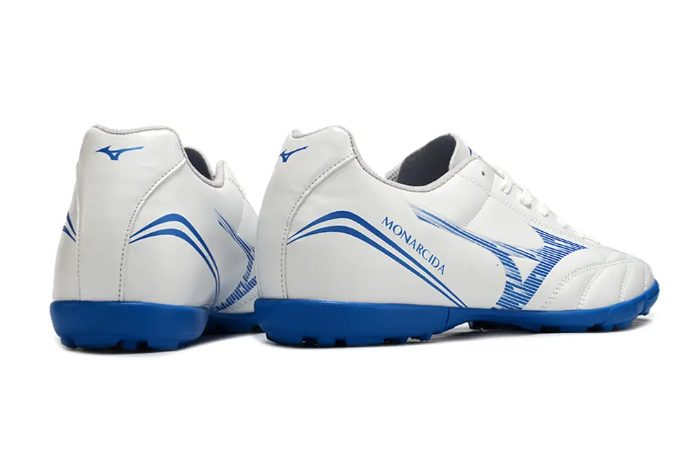 Mizuno Monarcida Classic TF - White/Bright Blue/Deep Blue
