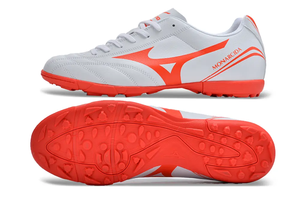 Mizuno Monarcida Classic TF - White/Bright Orange/Crimson Red