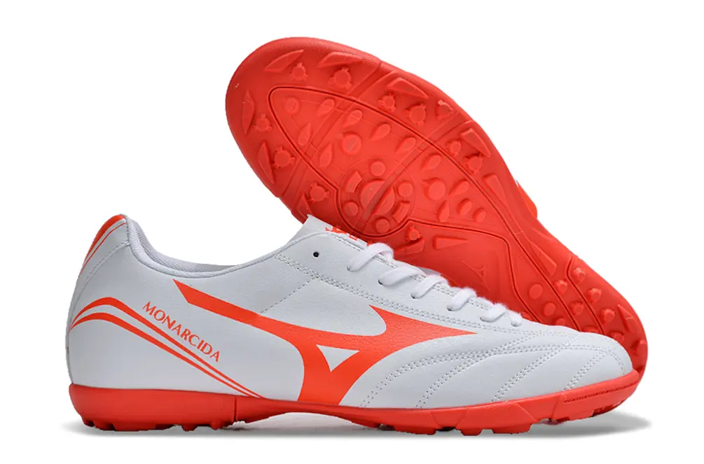Mizuno Monarcida Classic TF - White/Bright Orange/Crimson Red