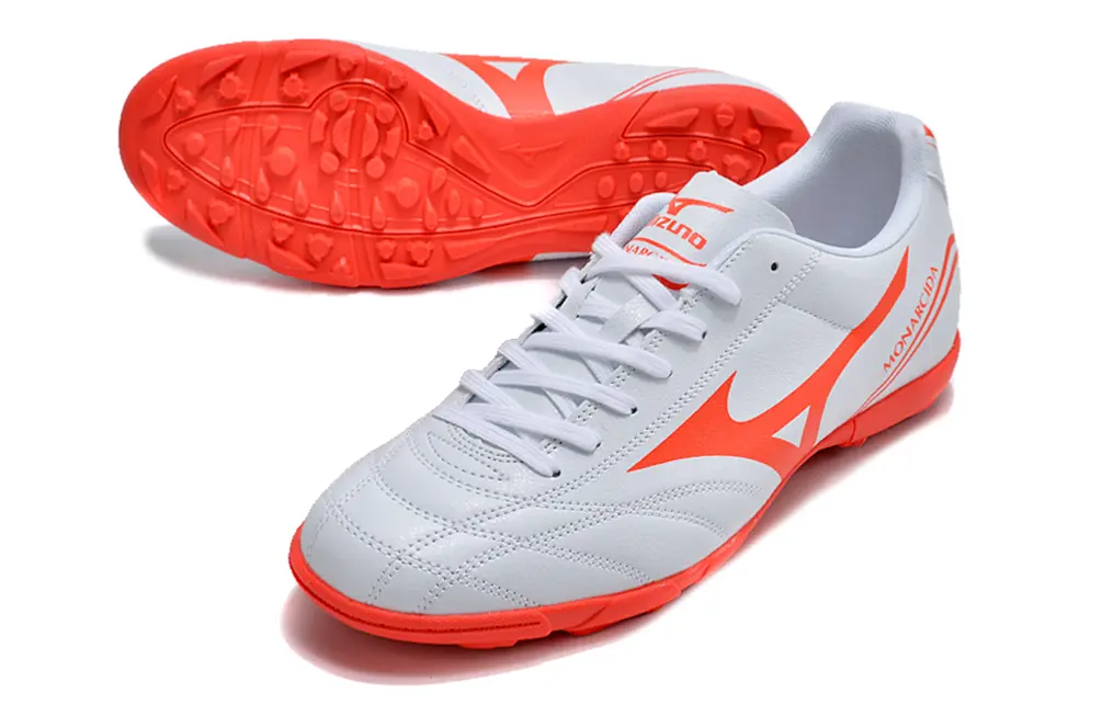 Mizuno Monarcida Classic TF - White/Bright Orange/Crimson Red