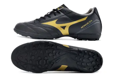 Mizuno Monarcida Classic TF - Black/Gold Accent/Charcoal Highlight