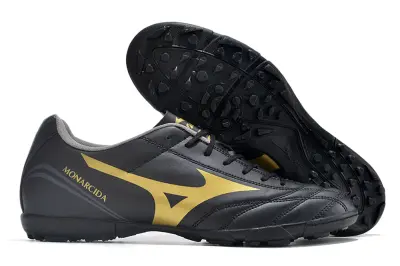 Mizuno Monarcida Classic TF - Black/Gold Accent/Charcoal Highlight