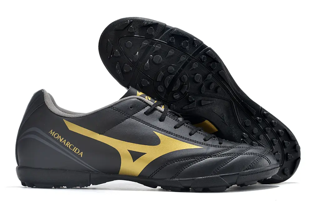 Mizuno Monarcida Classic TF - Black/Gold Accent/Charcoal Highlight