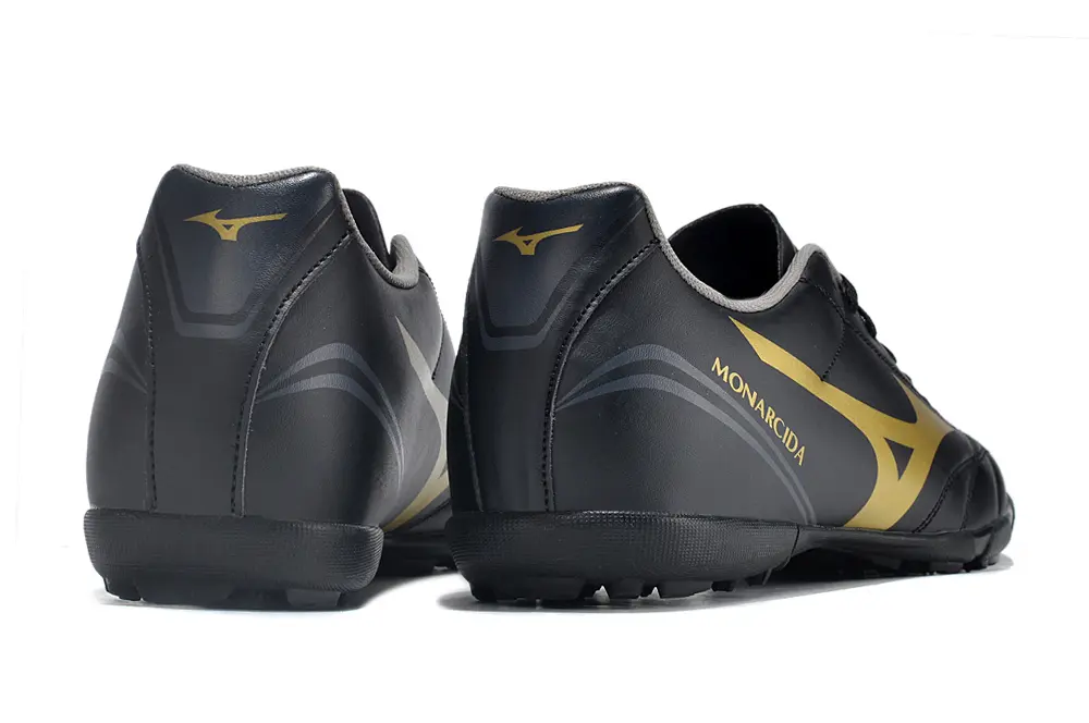 Mizuno Monarcida Classic TF - Black/Gold Accent/Charcoal Highlight