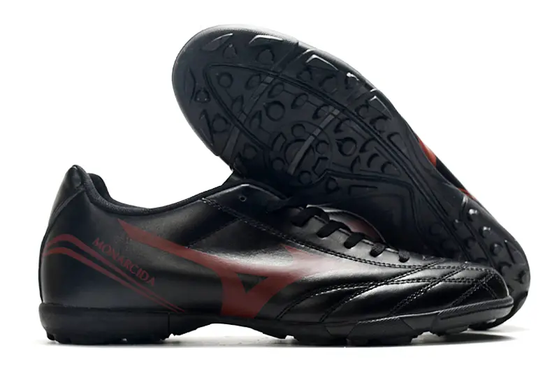 Mizuno Monarcida Classic TF - Black/Cherry Red/Black