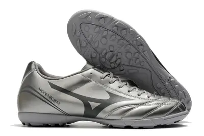 Mizuno Monarcida Classic TF - Silver/Metallic Grey/Charcoal Black