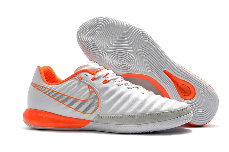 Nike TiempoX Finale IC - White/Bright Orange/Soft Grey