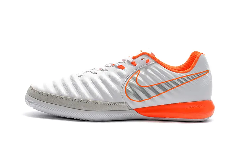 Nike TiempoX Finale IC - White/Bright Orange/Soft Grey