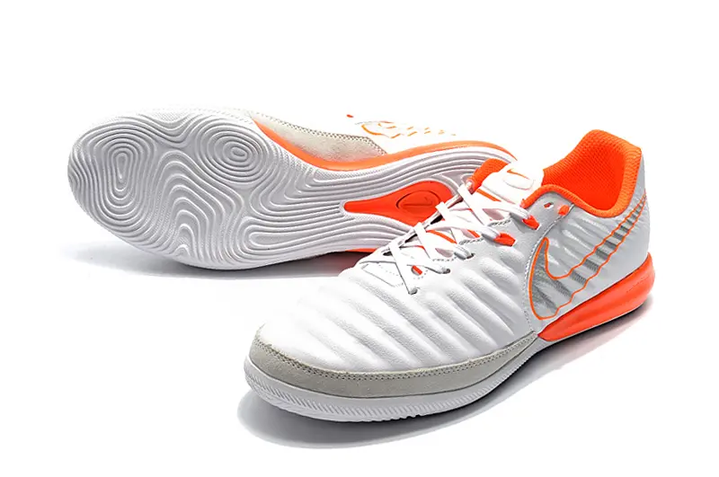 Nike TiempoX Finale IC - White/Bright Orange/Soft Grey