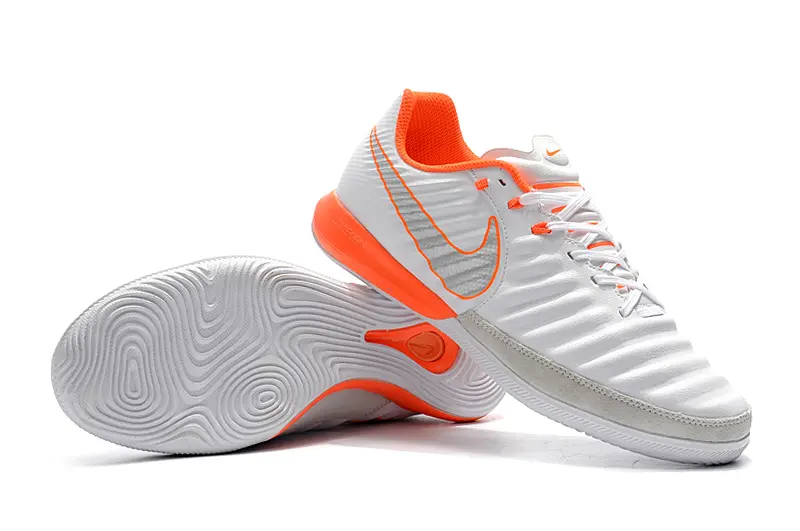 Nike TiempoX Finale IC - White/Bright Orange/Soft Grey