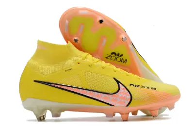 Nike Air Zoom Mercurial Superfly 9 Elite SG - Yellow/Bright Citrus/Soft Coral