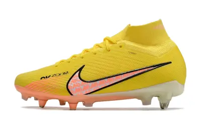 Nike Air Zoom Mercurial Superfly 9 Elite SG - Yellow/Bright Citrus/Soft Coral