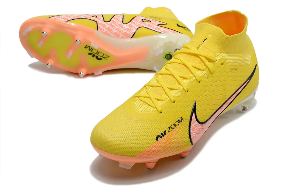 Nike Air Zoom Mercurial Superfly 9 Elite SG - Yellow/Bright Citrus/Soft Coral