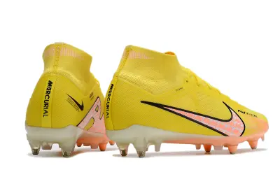 Nike Air Zoom Mercurial Superfly 9 Elite SG - Yellow/Bright Citrus/Soft Coral