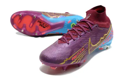 Mbappé x Nike Air Zoom Mercurial Superfly 9 Elite SG - Purple/Electric Blue/Crimson Red